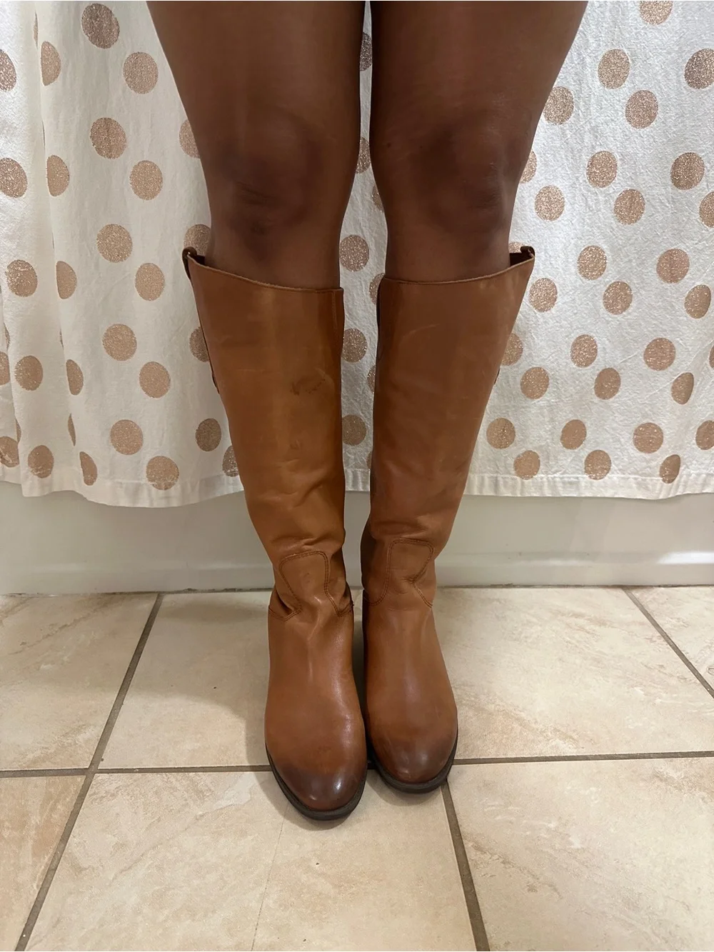Tall Leather Riding Boots